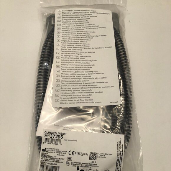 Res Med Climate Line Air Hose 37296 Unopened w User Manual 1 - Picture 1 of 1